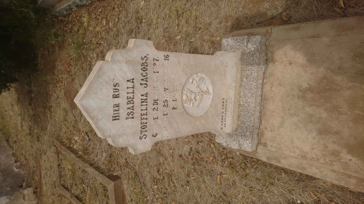 JACOBS Isabella Stoffelina 1887-1916