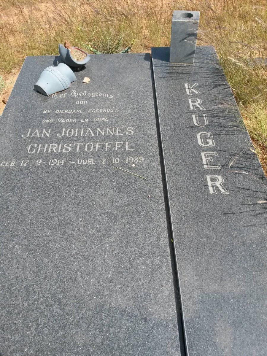 KRUGER Jan Johannes Christoffel 1914-1989
