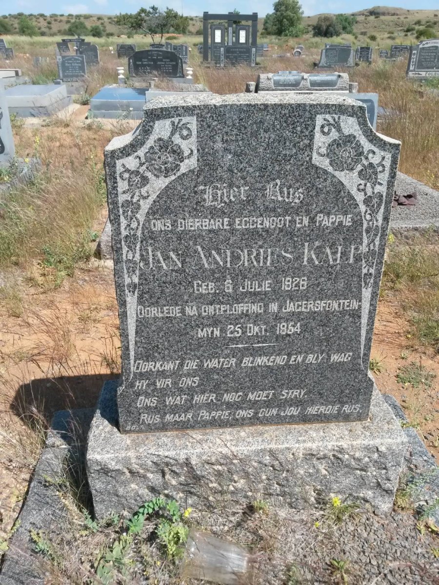 KALP Jan Andries 1926-1954