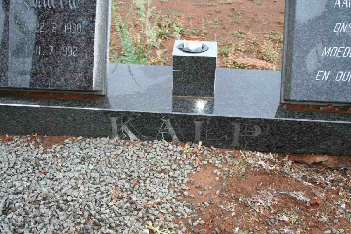 KALP Martin 1930-1992 &amp; Isabel 1934-1997