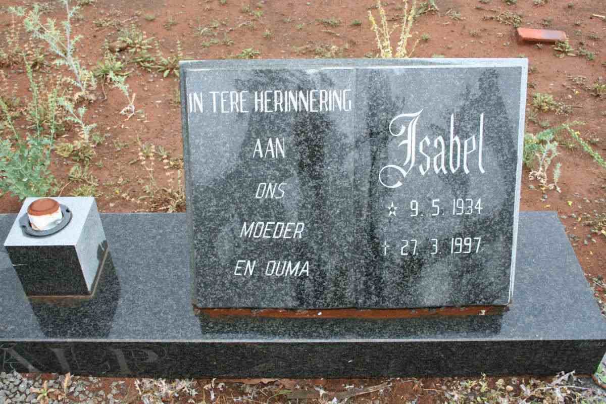 KALP Isabel 1934-1997
