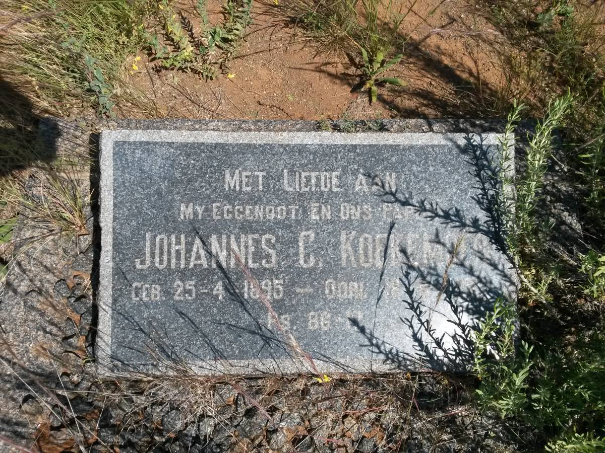 KOEKEMOER Johannes C. 1895-1952