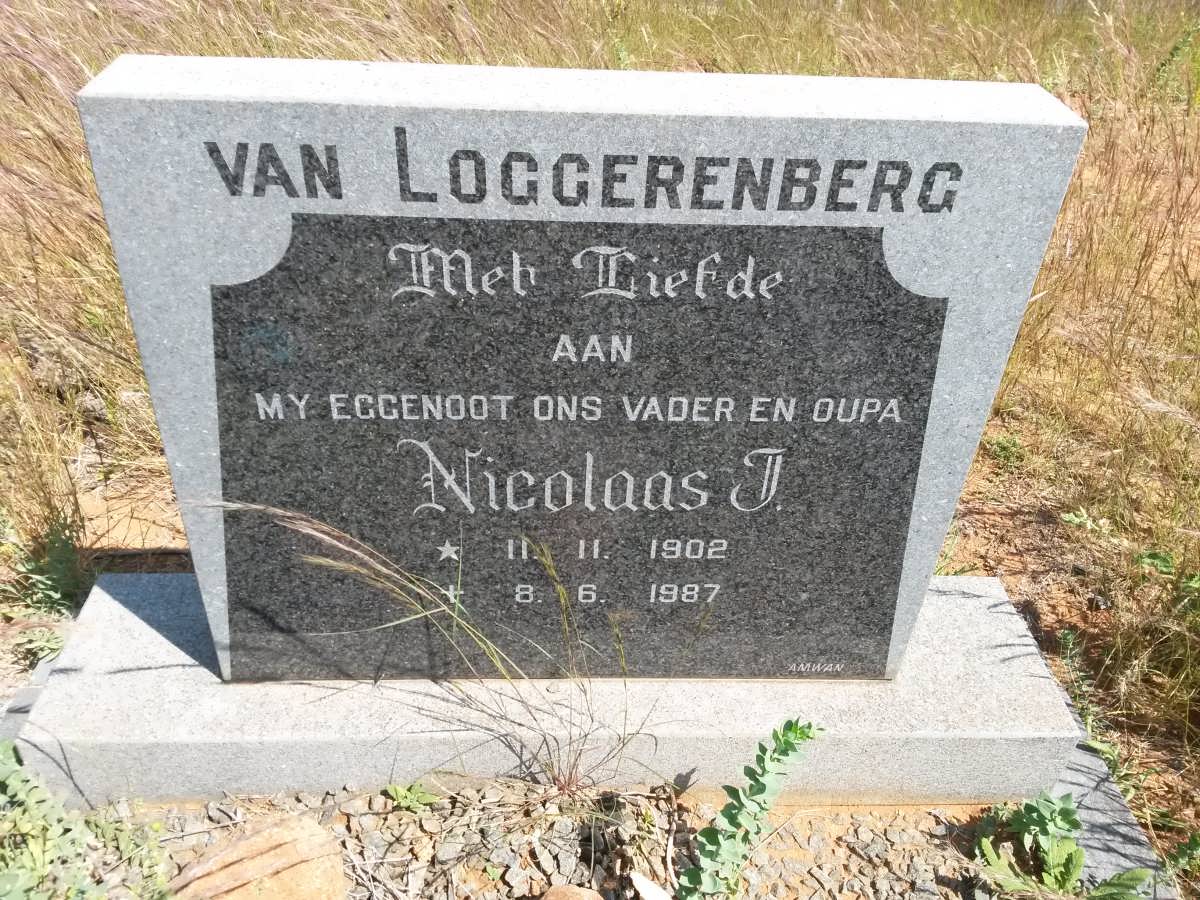 LOGGERENBERG Nicolaas J., van 1902-1987