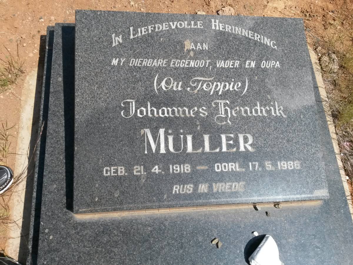 MULLER Johannes Hendrik 1918-1986