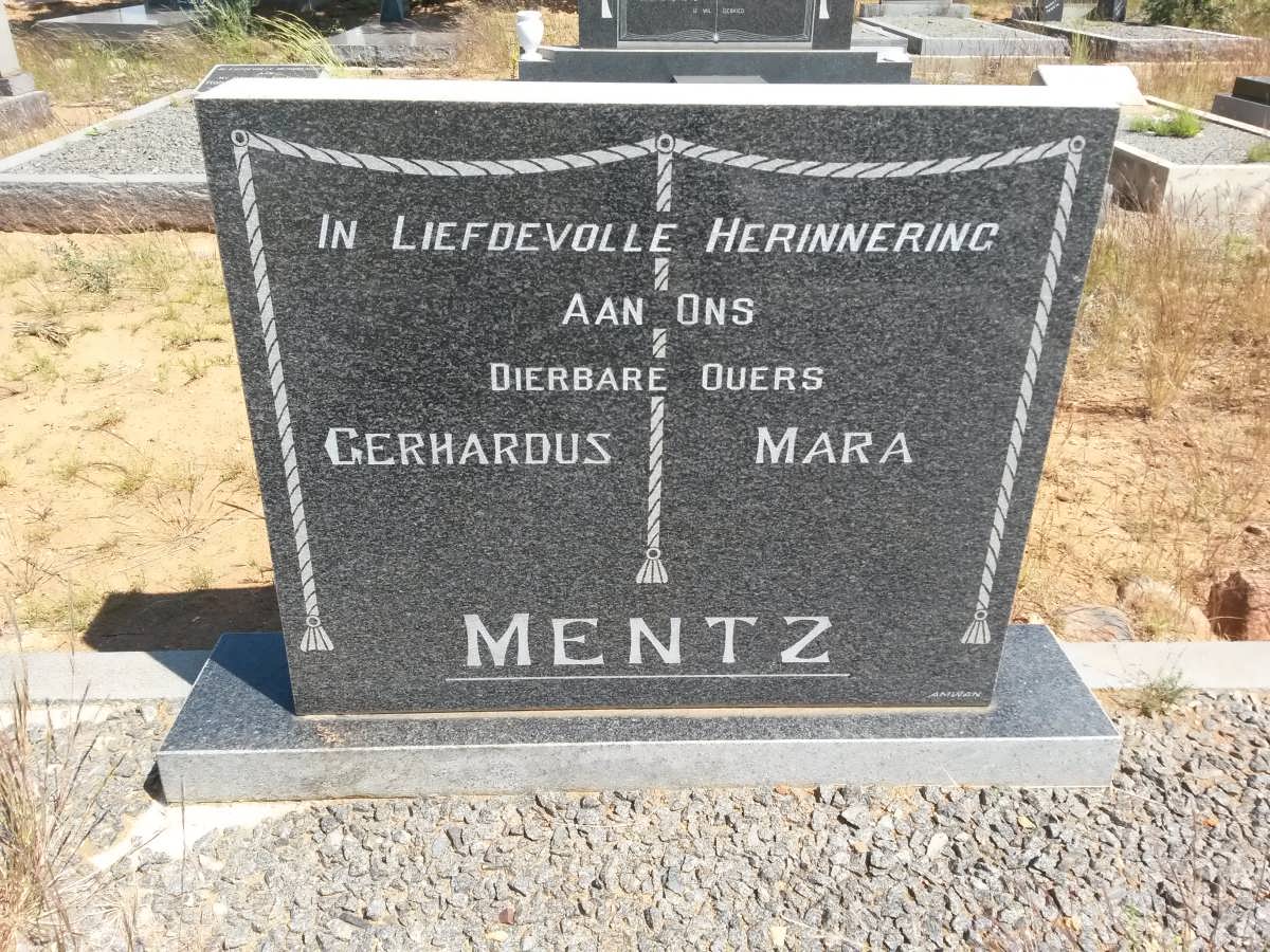 MENTZ Gerhardus &amp; Mara