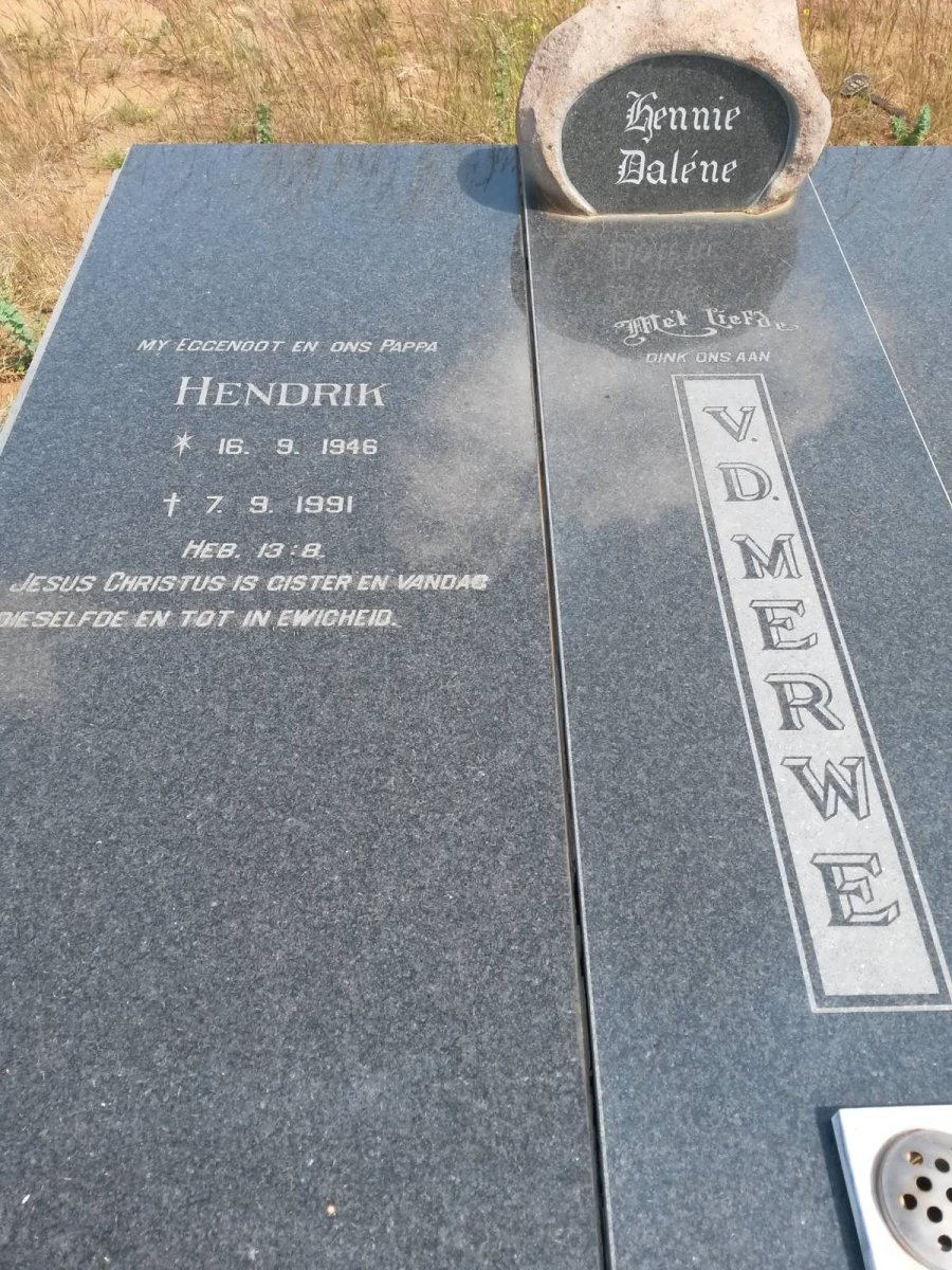 MERWE Hendrik, v.d. 1946-1991