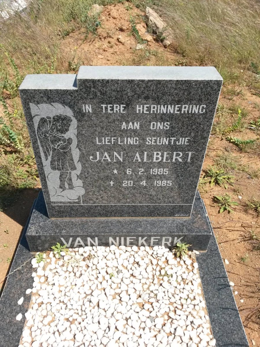 NIEKERK Jan Albert, van 1985-1985