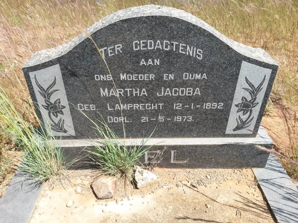 NEL Martha Jacoba nee LAMPRECHT 1892-1973
