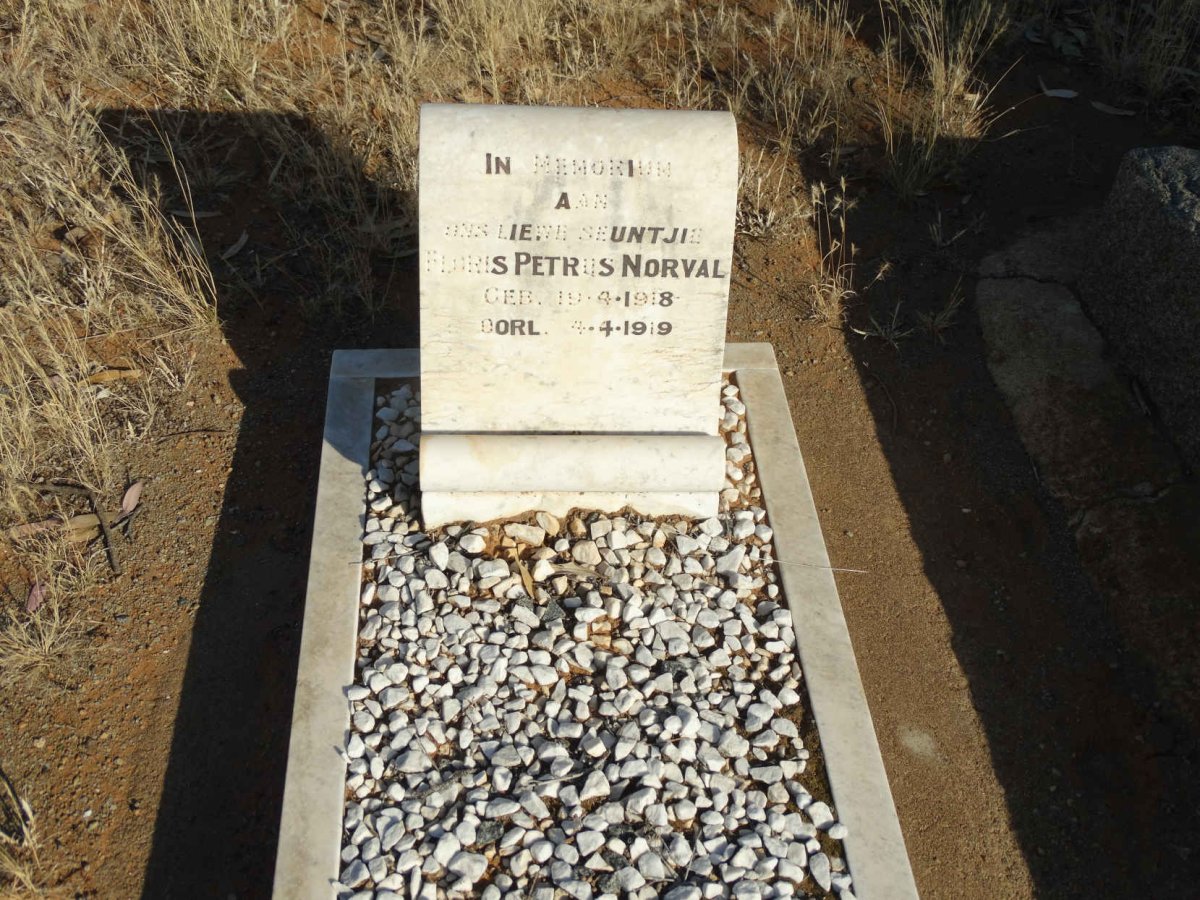 NORVAL Floris Petrus 1918-1919