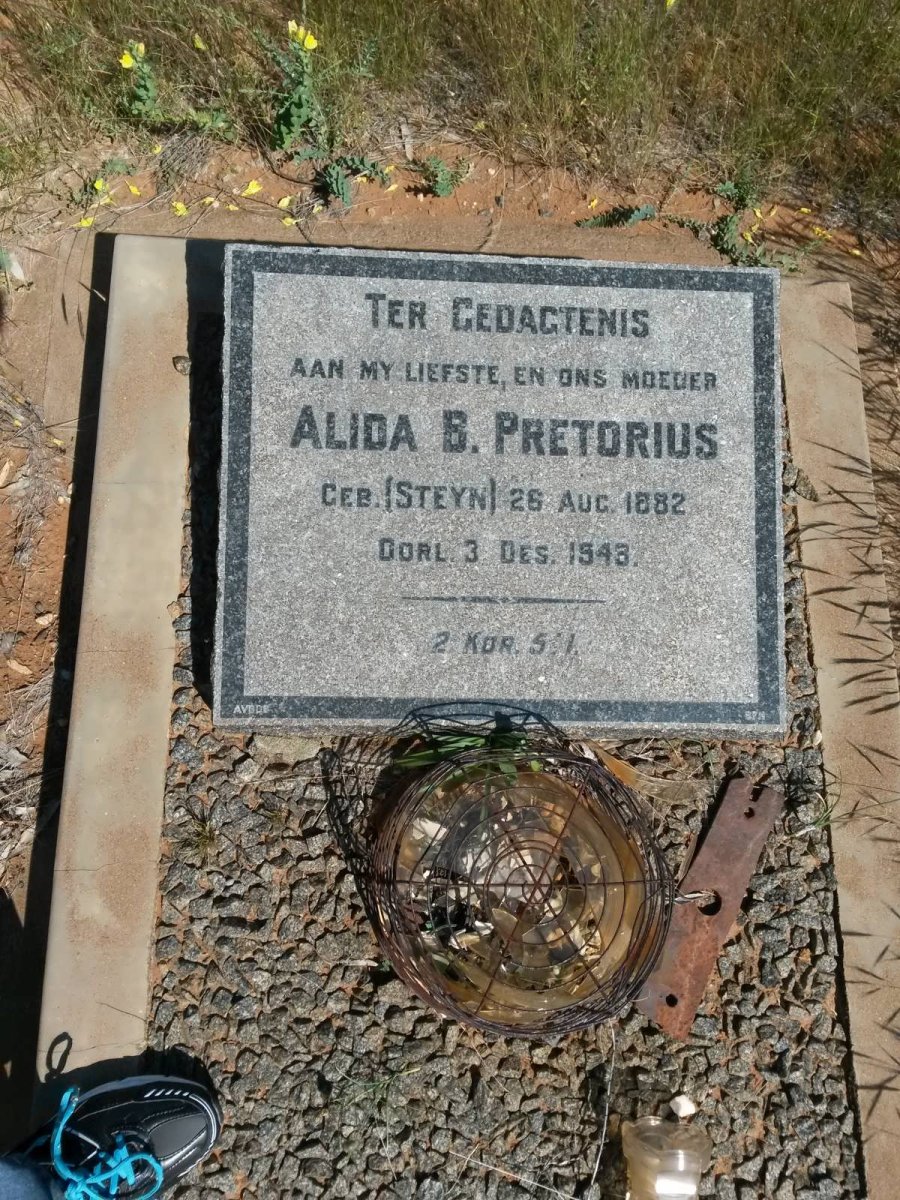 PRETORIUS Alida Barendina nee STEYN 1882-1948