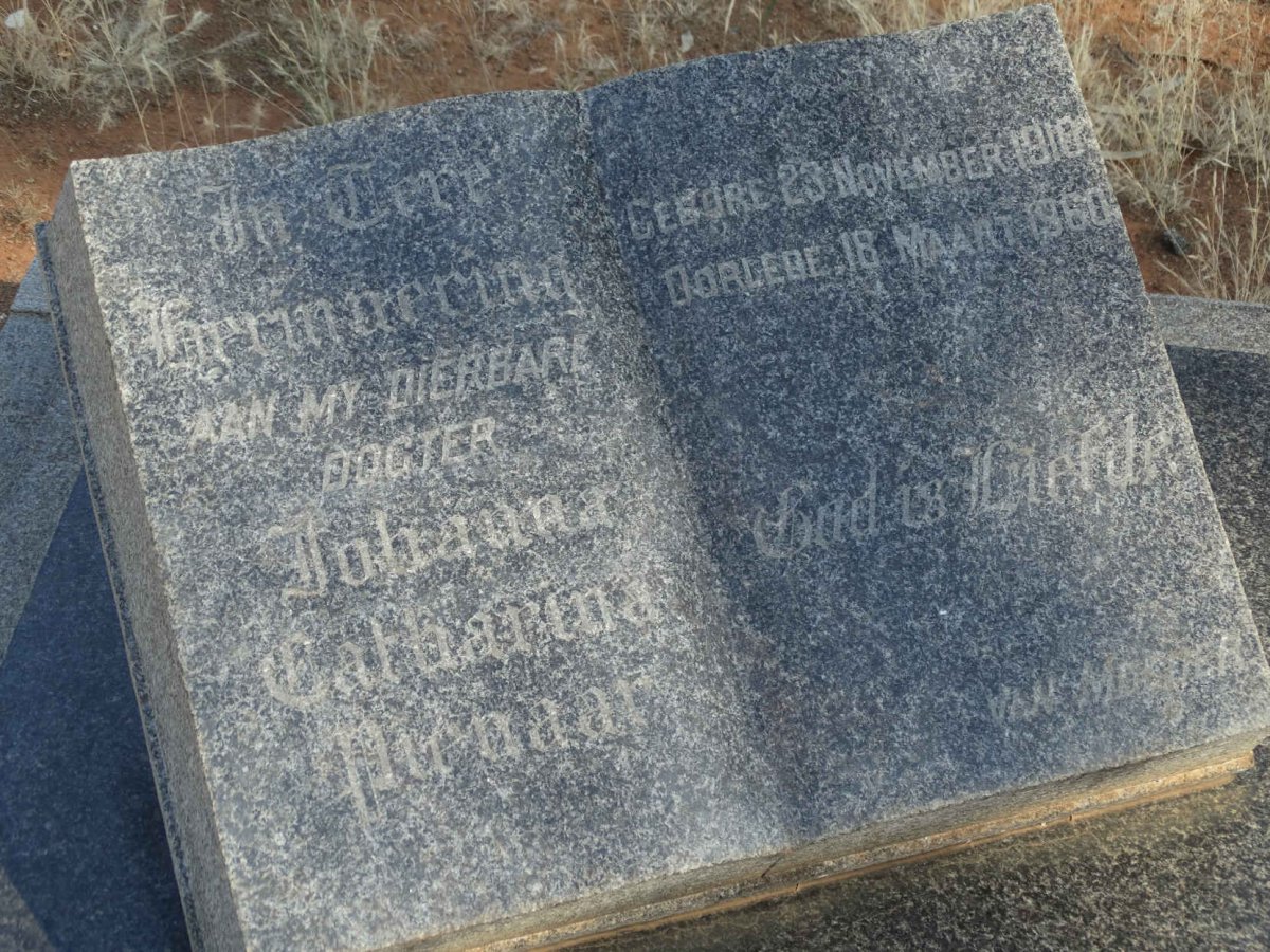 PIENAAR Johanna Catharina 1910-1960
