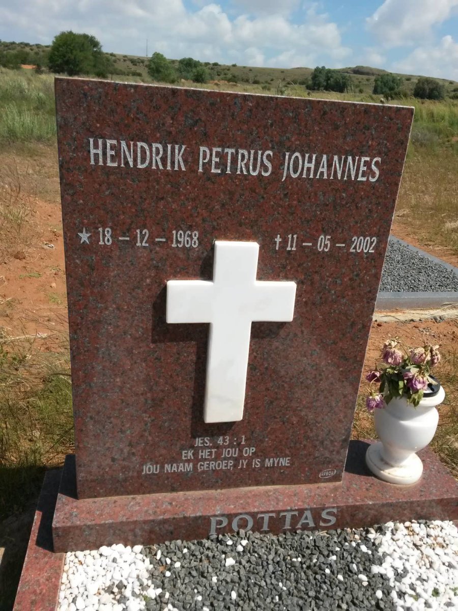 POTTAS Hendrik Petrus Johannes 1968-2002
