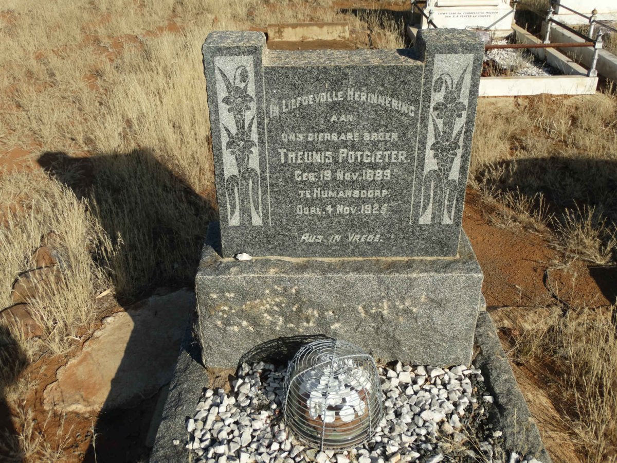 POTGIETER Theunis 1889-1925