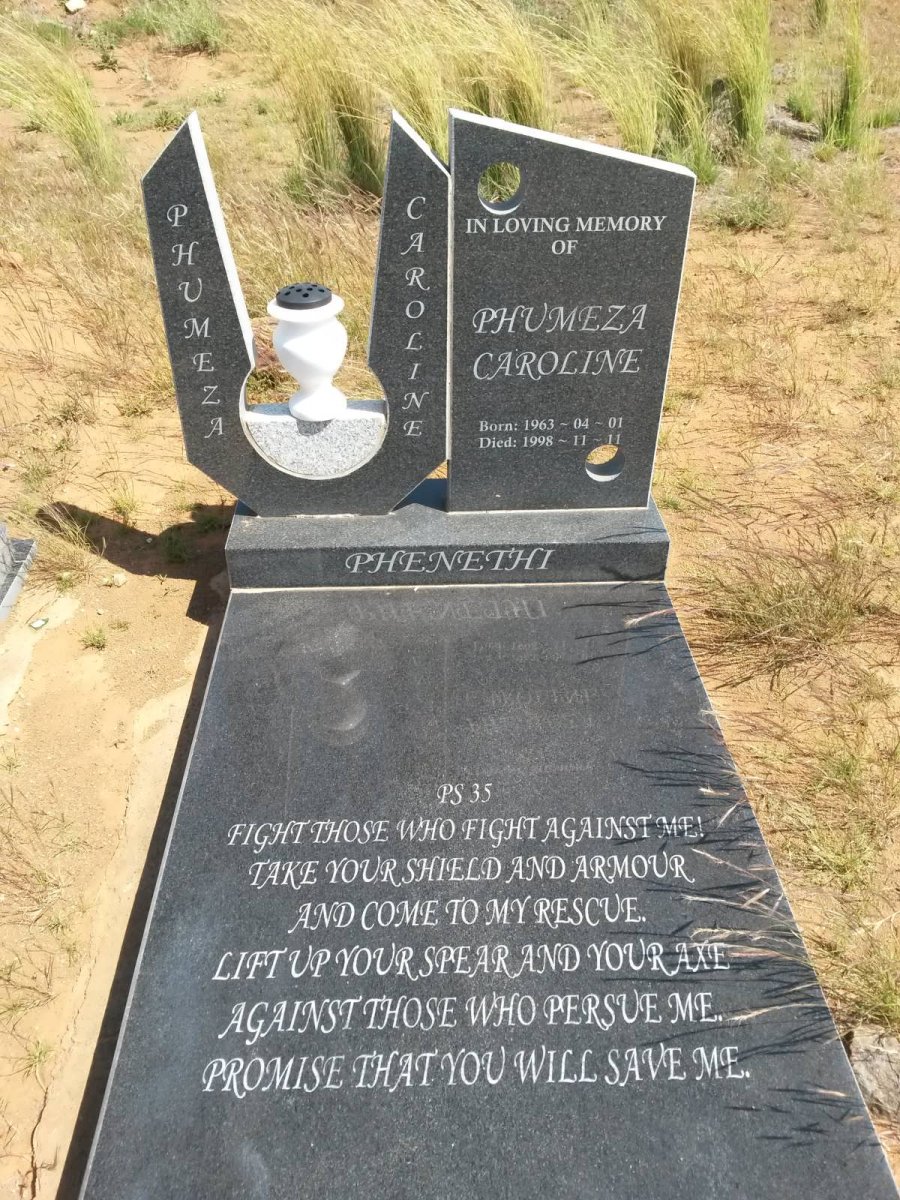 PHENETHI Phumeza Caroline 1963-1998