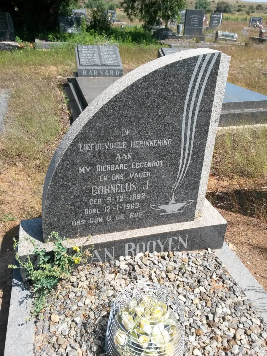 ROOYEN Cornelus J., van 1892-1963