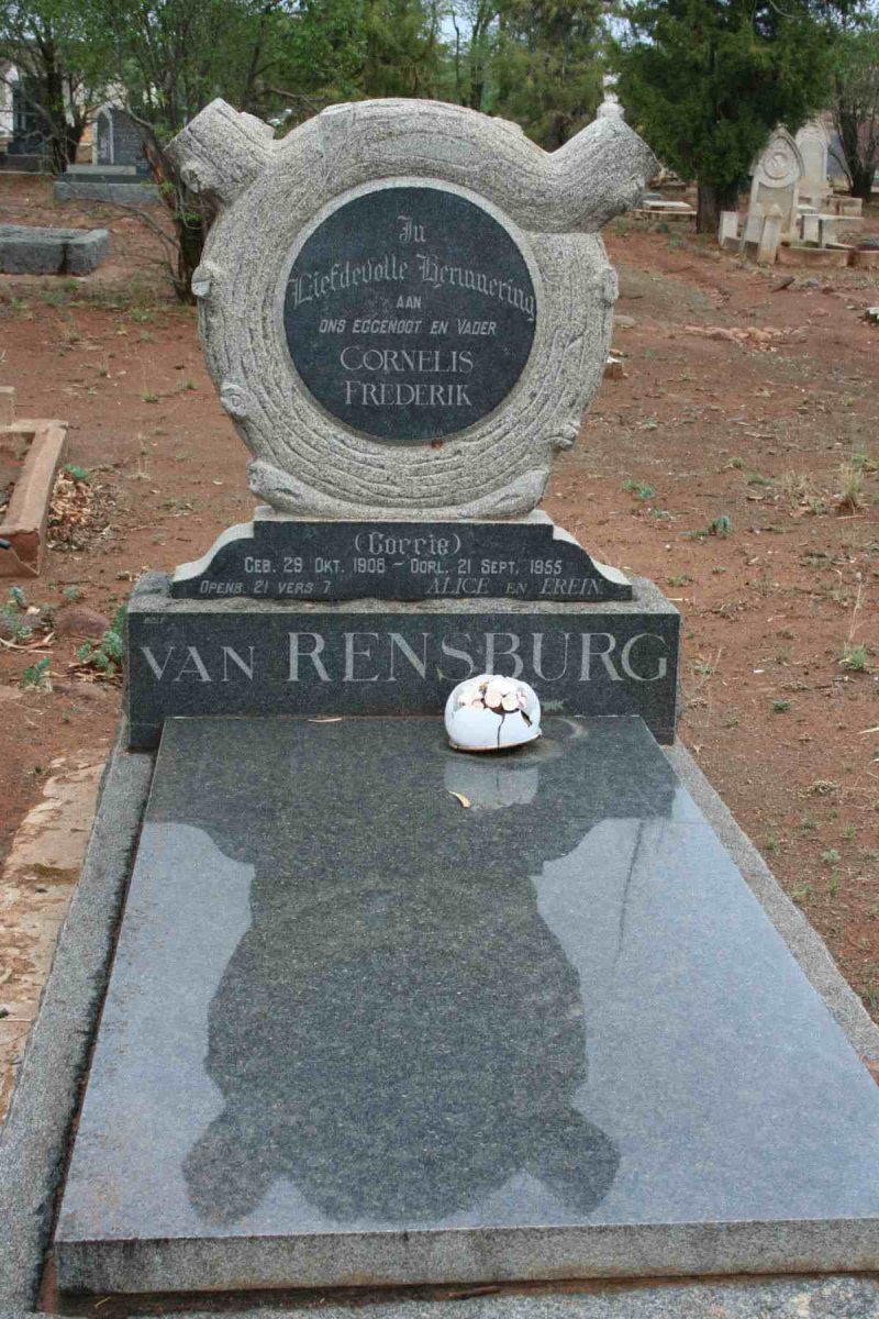 RENSBURG Cornelis Frederik, van 1908-1955