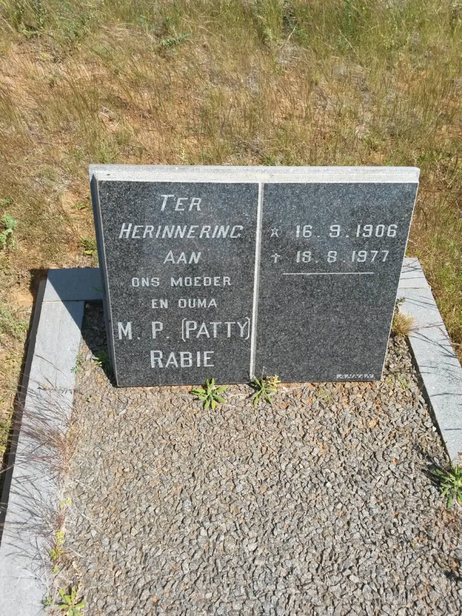 RABIE M.P. 1906-1977