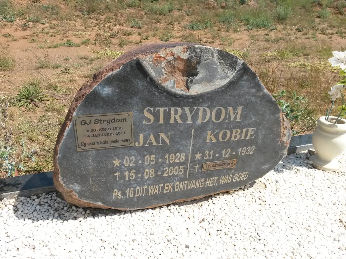 STRYDOM Jan 1928-2005 &amp; Kobie 1932-2009 :: STRYDOM G.J. 1958-2011