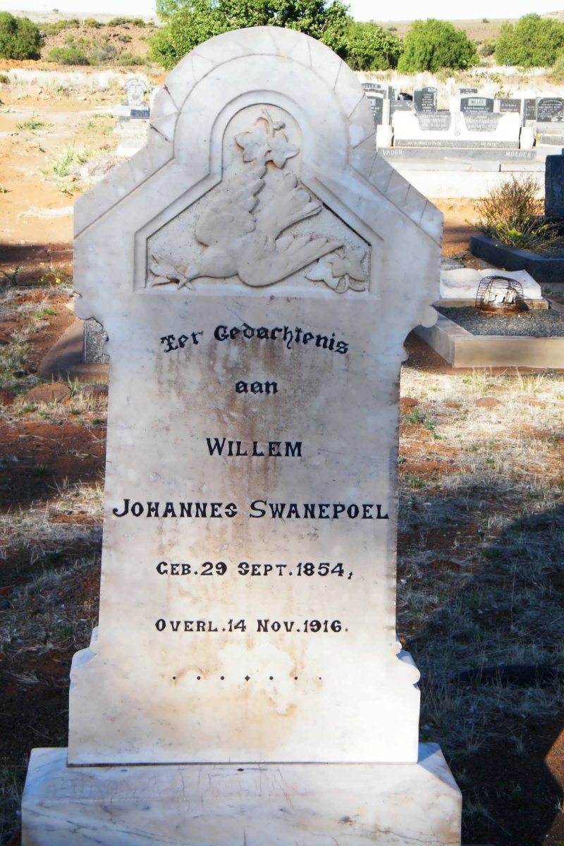 SWANEPOEL Willem Johannes 1854-1916