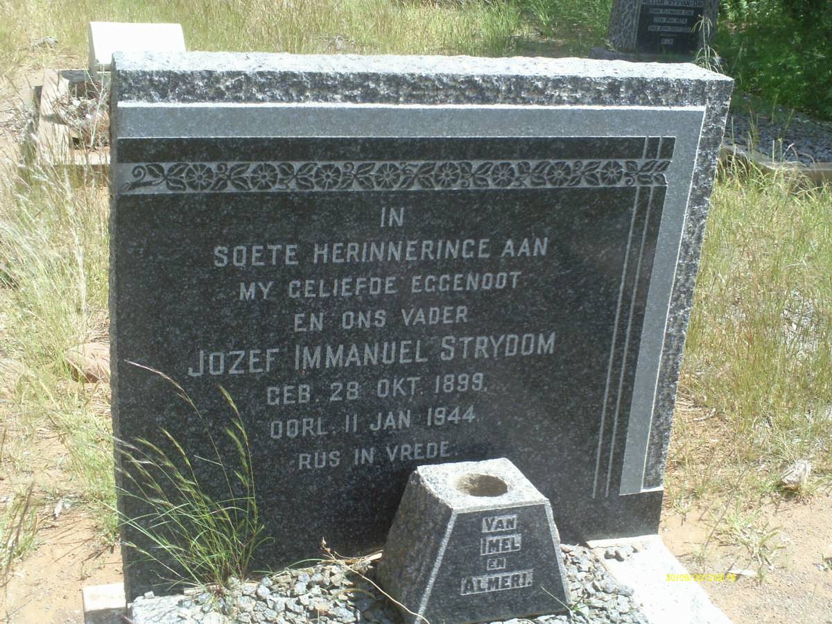 STRYDOM Jozef Immanuel 1899-1944