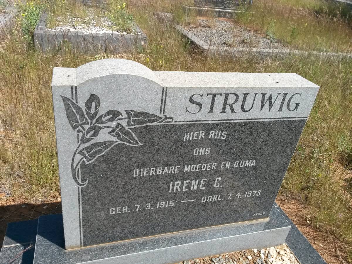 STRUWIG Irene C. 1915-1973