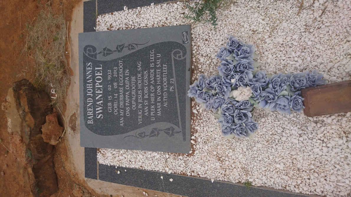 SWANEPOEL Barend Johannes 1932-2013