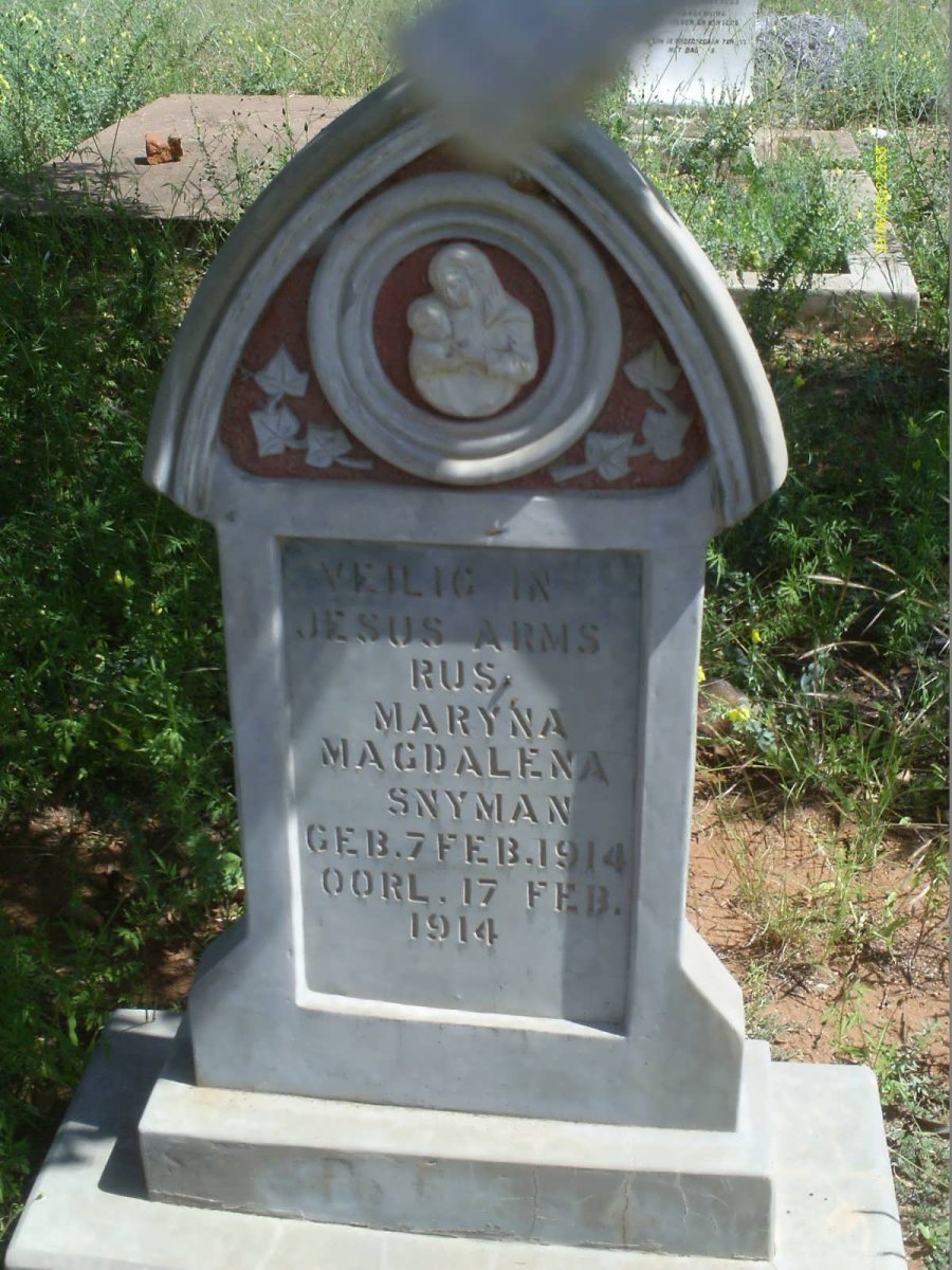 SNYMAN Maryna Magdalena 1914-1914
