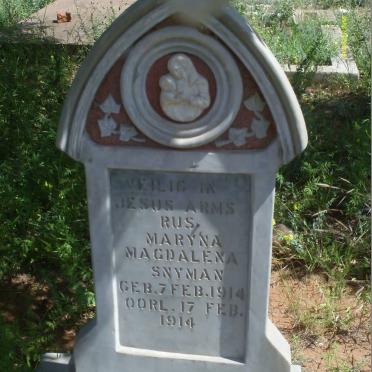 SNYMAN Maryna Magdalena 1914-1914