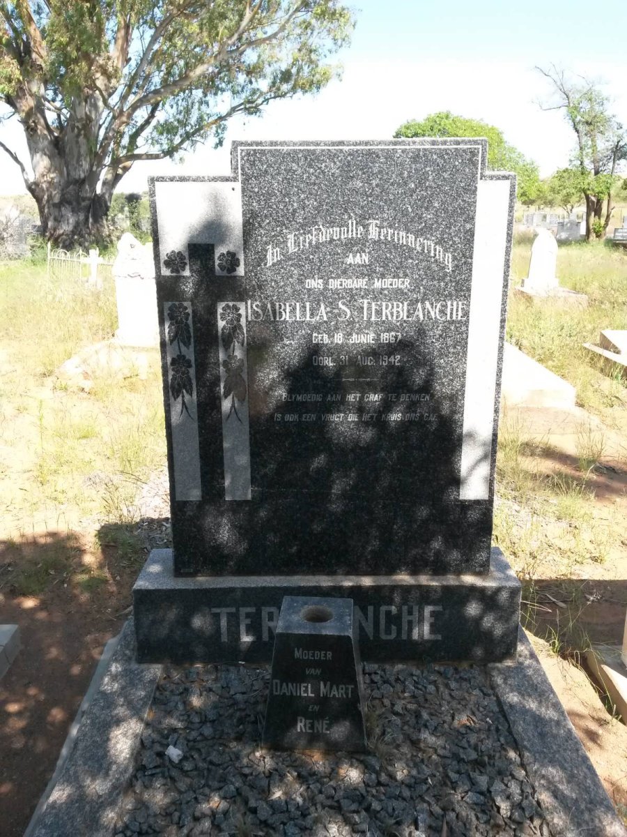 TERBLANCHE Isabella S. 1867-1942