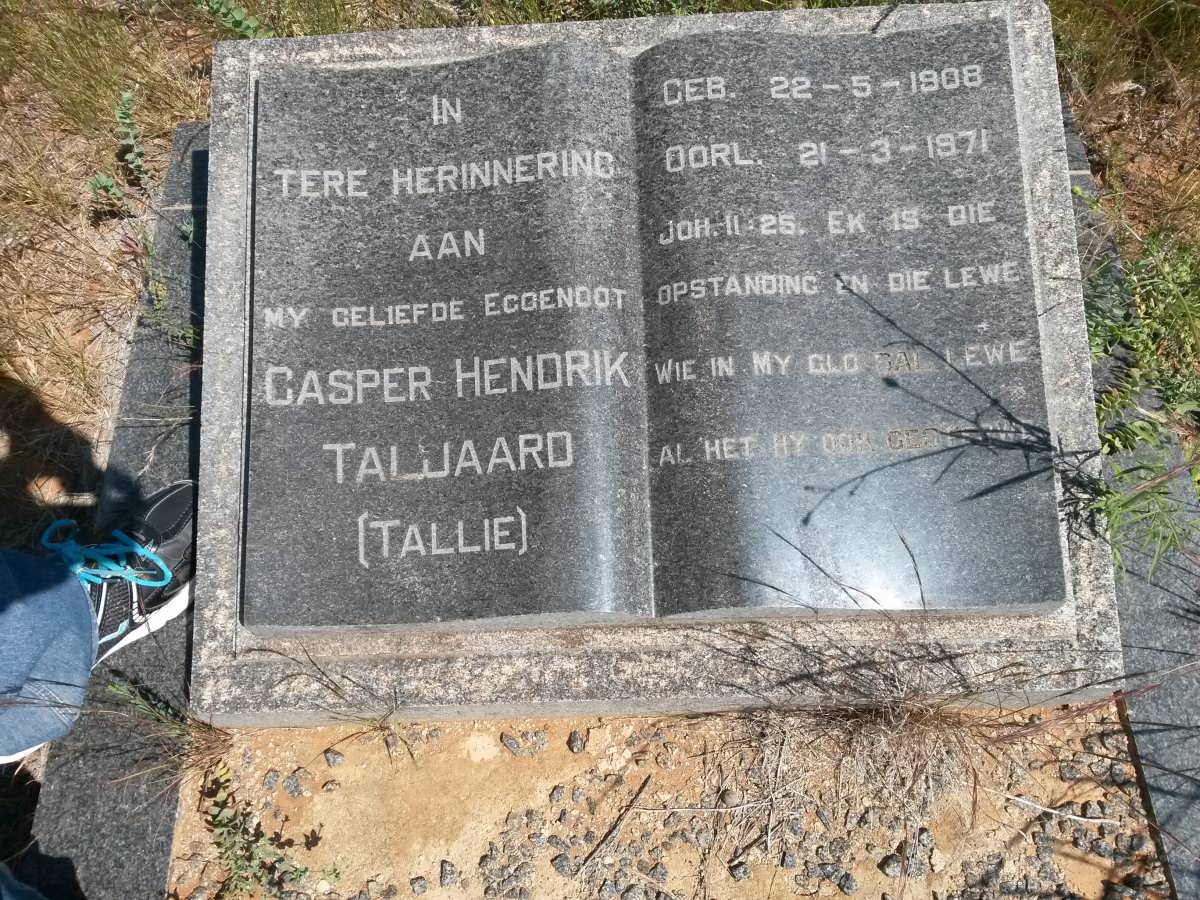 TALJAARD Casper Hendrik 1908-1971