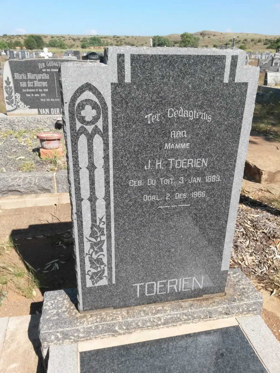 TOERIEN J.H. 1889-1966
