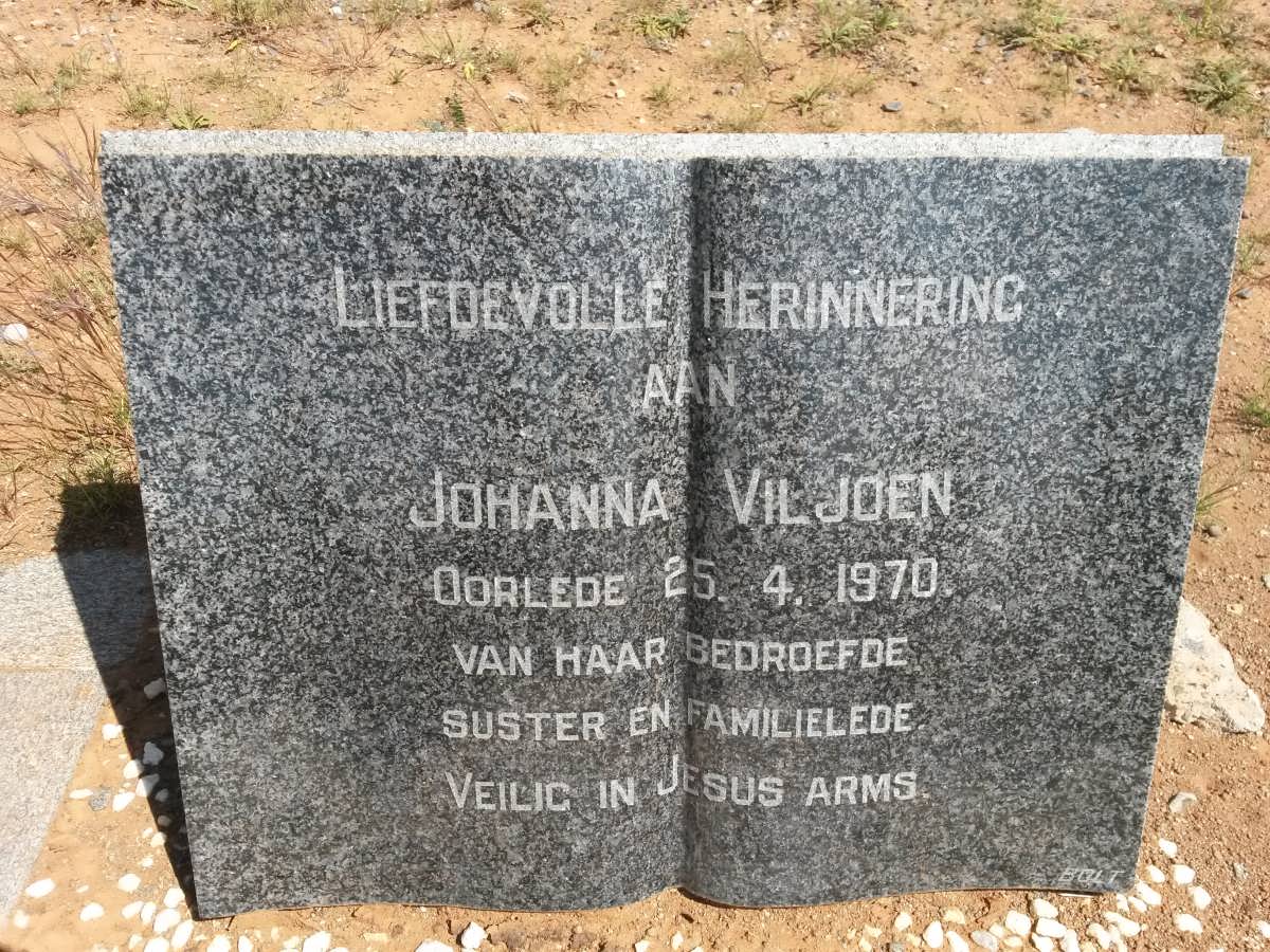 VILJOEN Johanna -1970