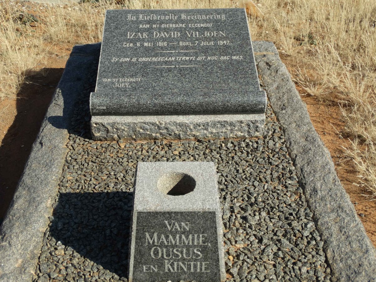 VILJOEN Izak David 1916-1947