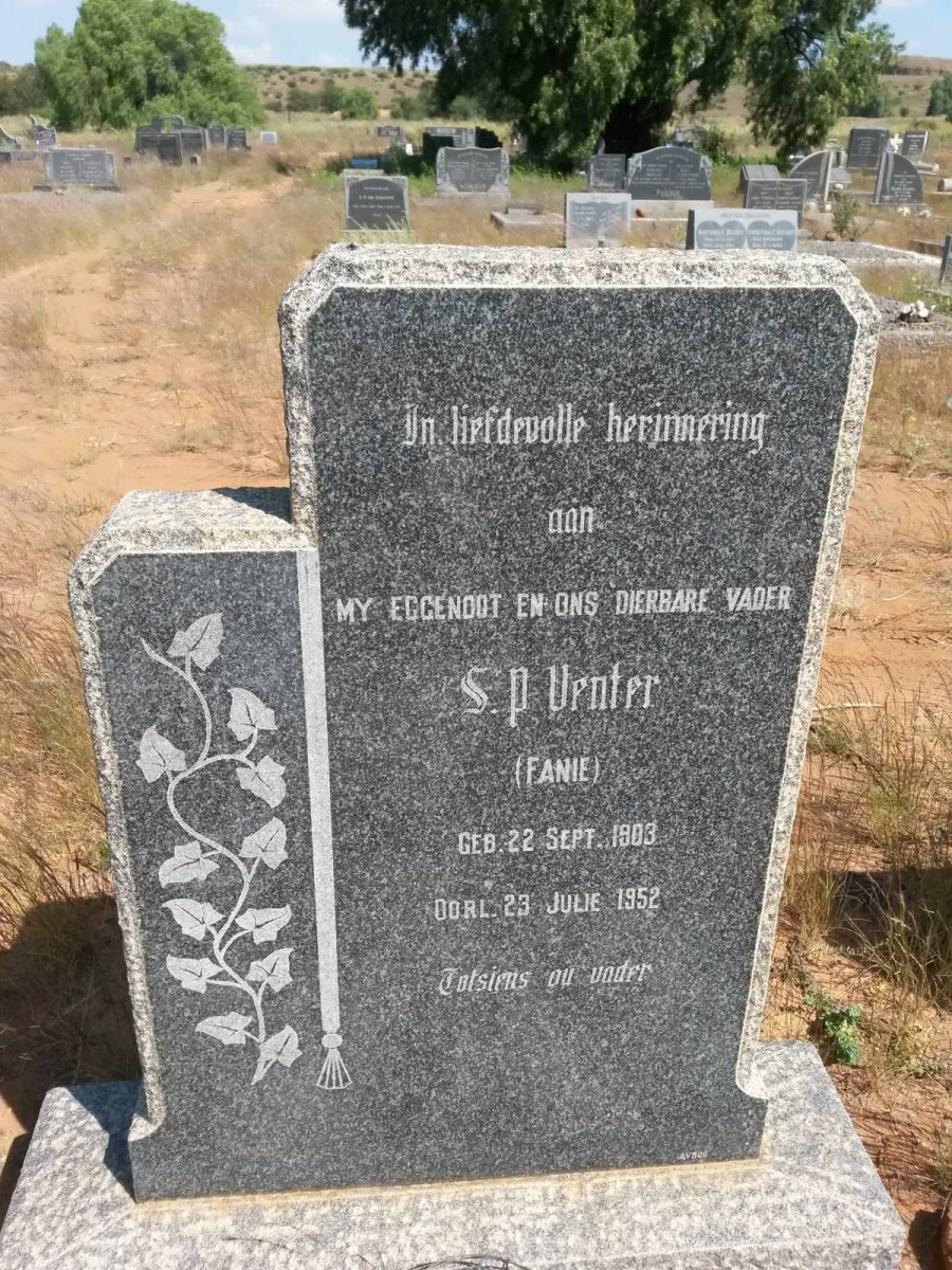 VENTER S.P. 1903-1952