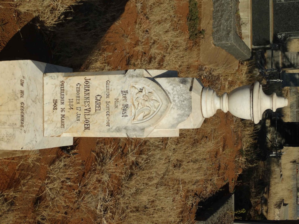 VILJOEN Carel Johannes 1884-1908
