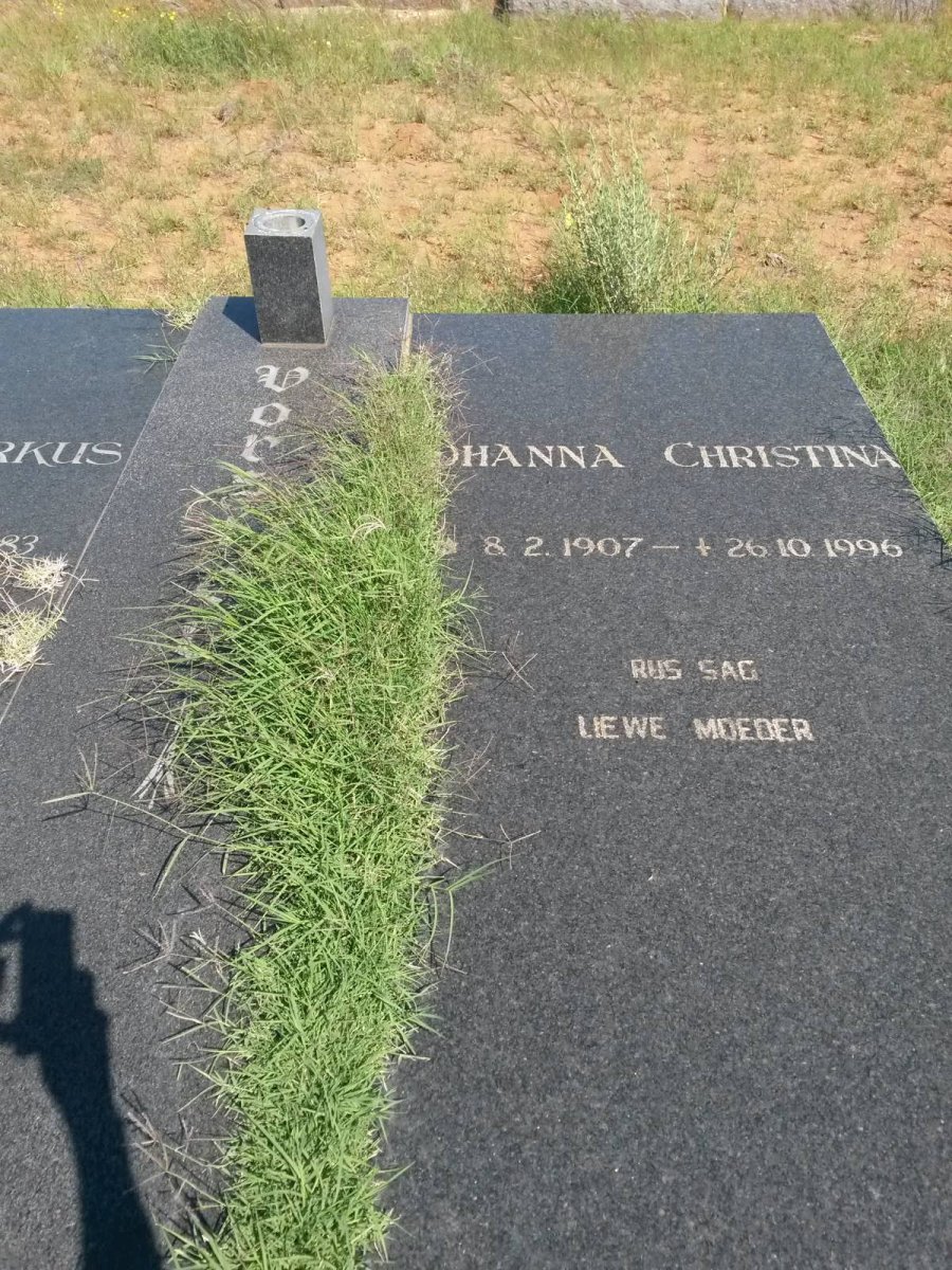 VORSTER Johanna Christina 1907-1996