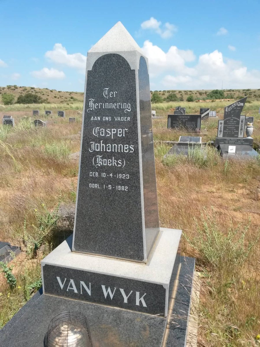 WYK Casper Johannes,van 1923-1982