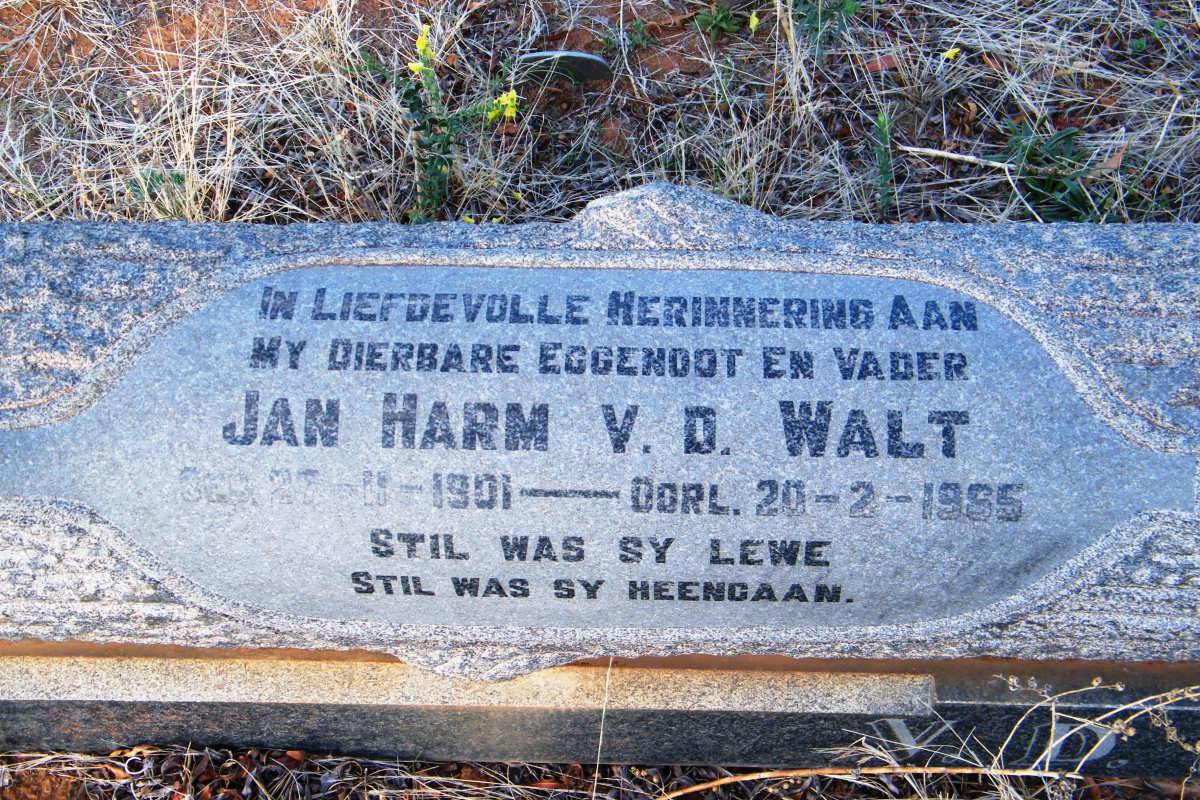 WALT Jan Harm, v.d. 1901-1965 &amp; Maria Margaretha SCHOEMAN 1903-1982