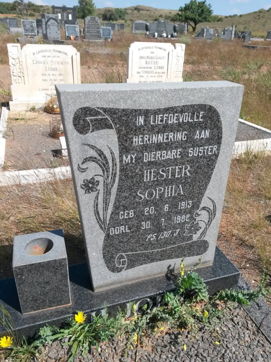 ? Hester Sophia 1913-1982