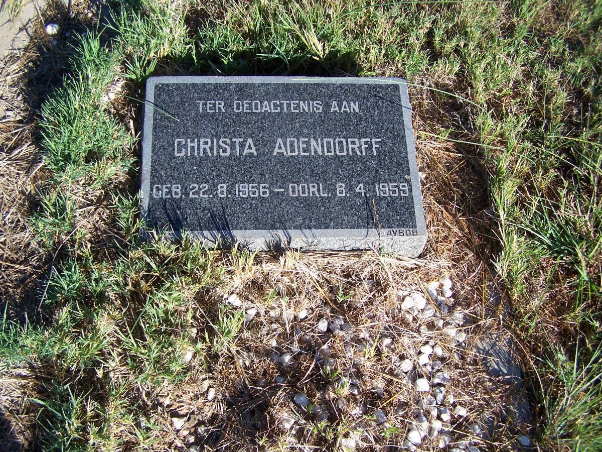 ADENDORFF Christa 1956-1959