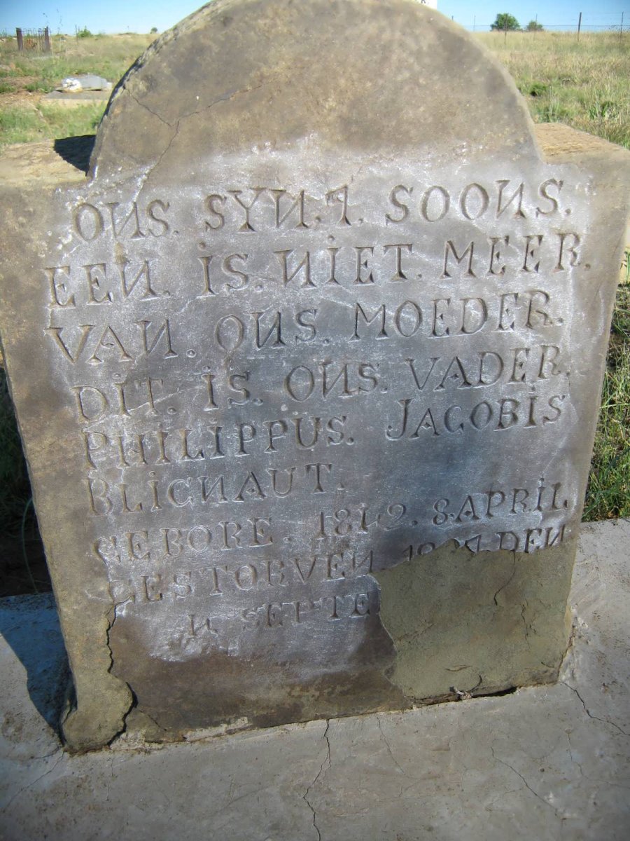 BLIGNAUT Philippus Jacobis 1842-