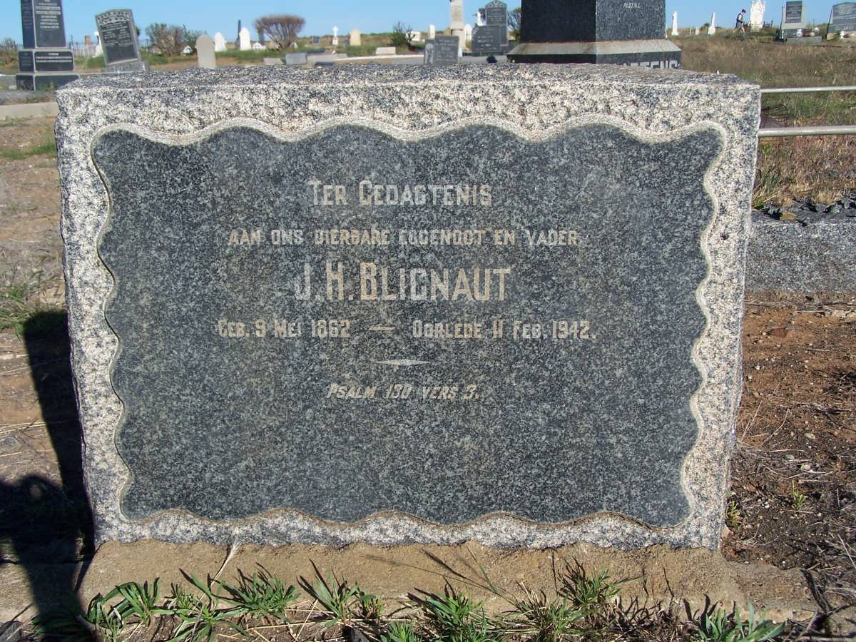 BLIGNAUT J.H. 1862-1942