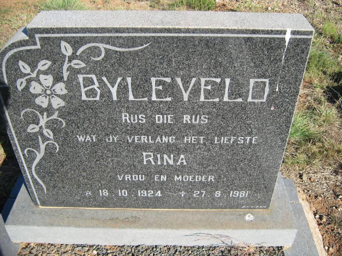 BYLEVELD Rina 1924-1981
