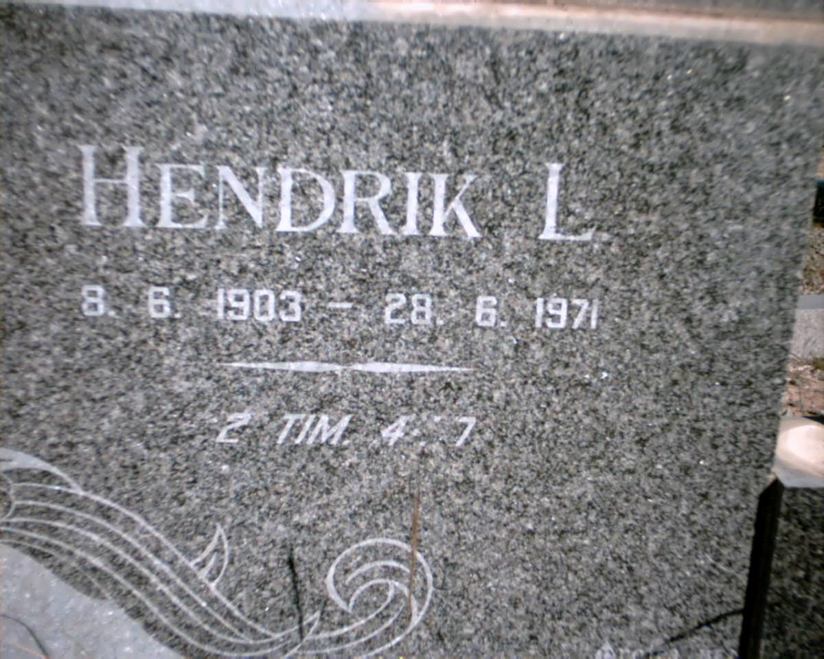 BERG Hendrik L., van den 1903-1971