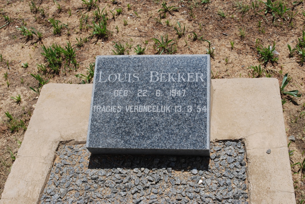 BEKKER Louis 1947-1954