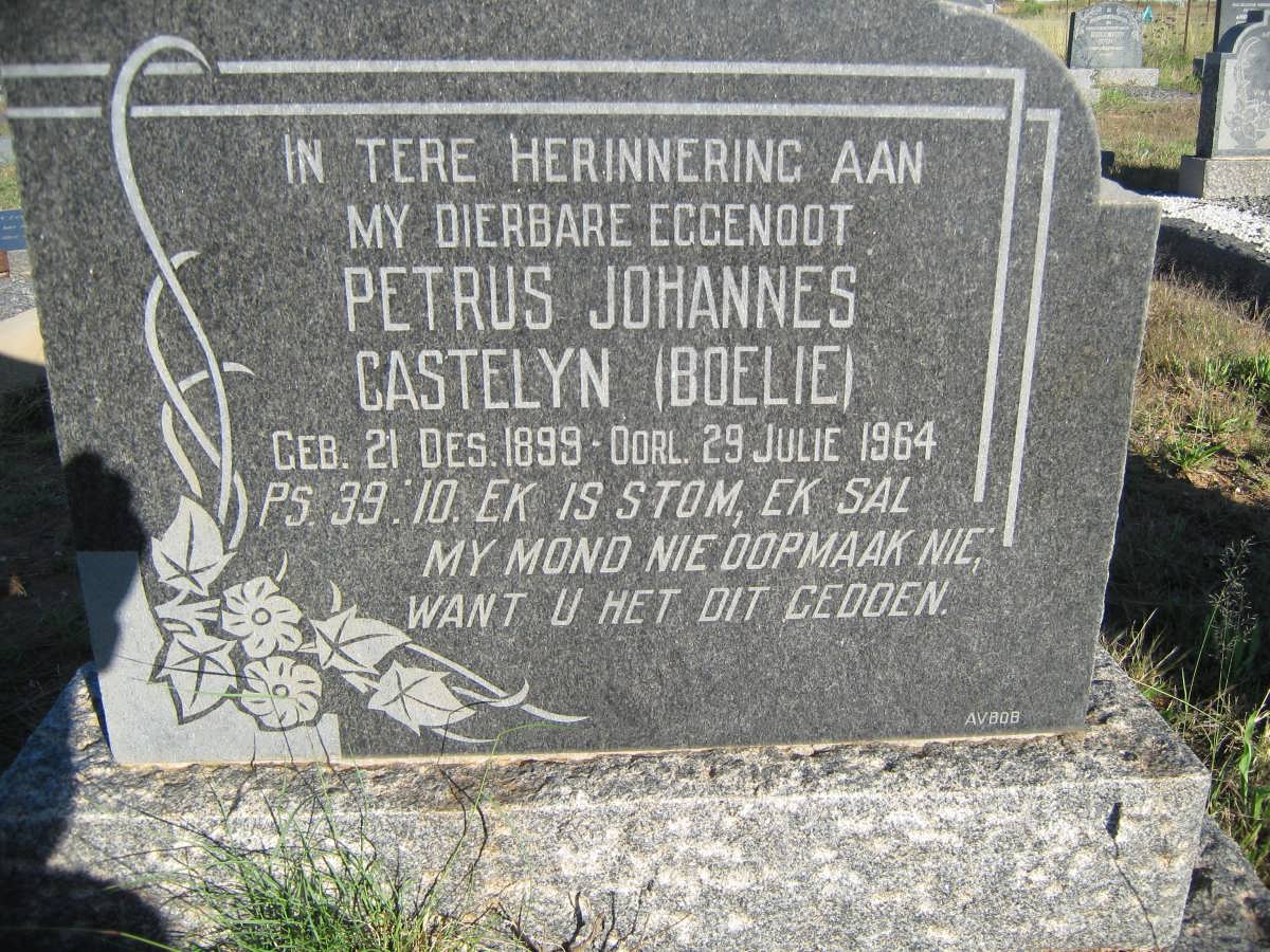CASTELYN Petrus Johannes 1899-1964