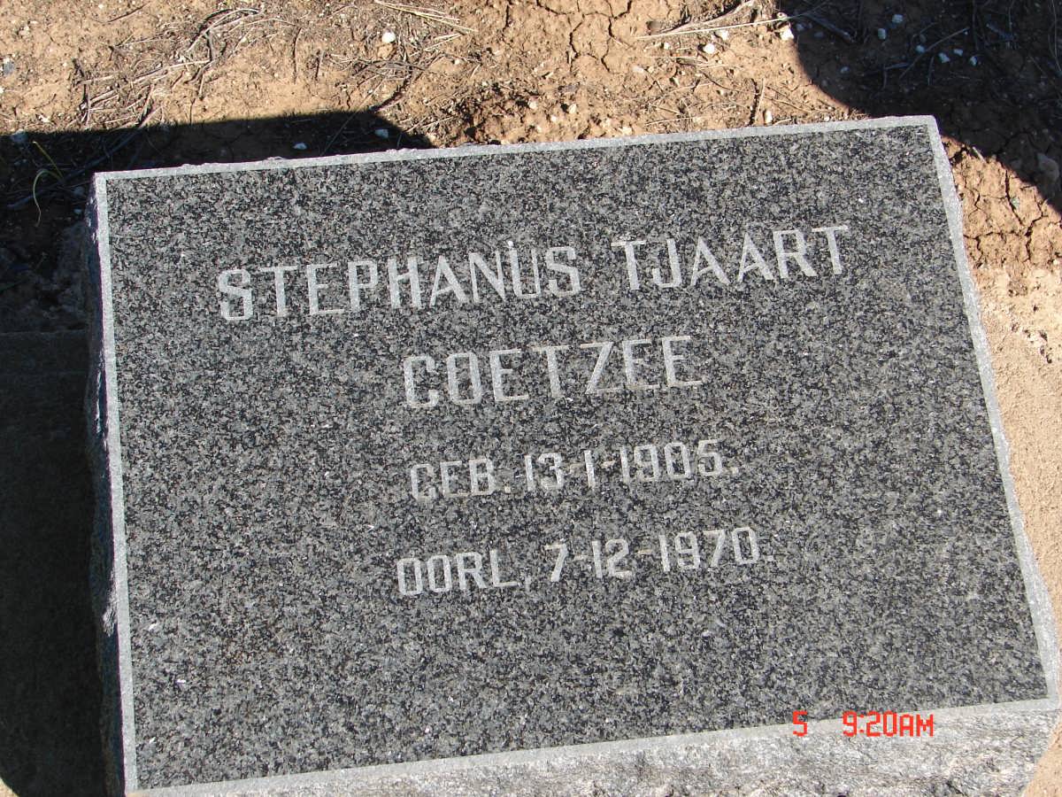 COETZEE Stephanus Tjaart 1905-1970