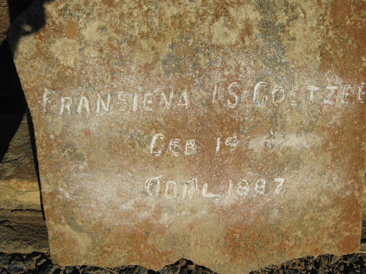 COETZEE Fransiena I.S. -1887