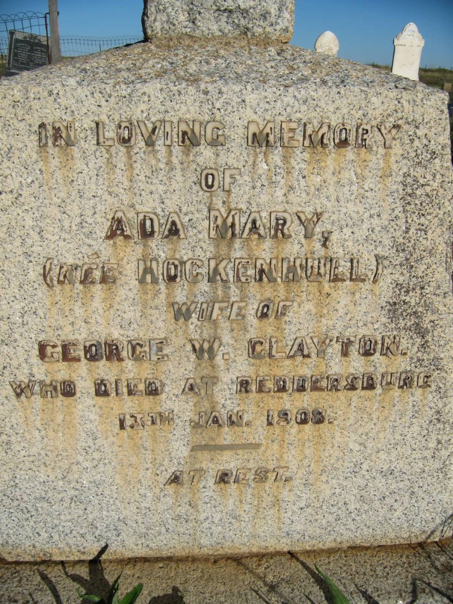 CLAYTON Ada Mary nee HOCKENHULL -1908