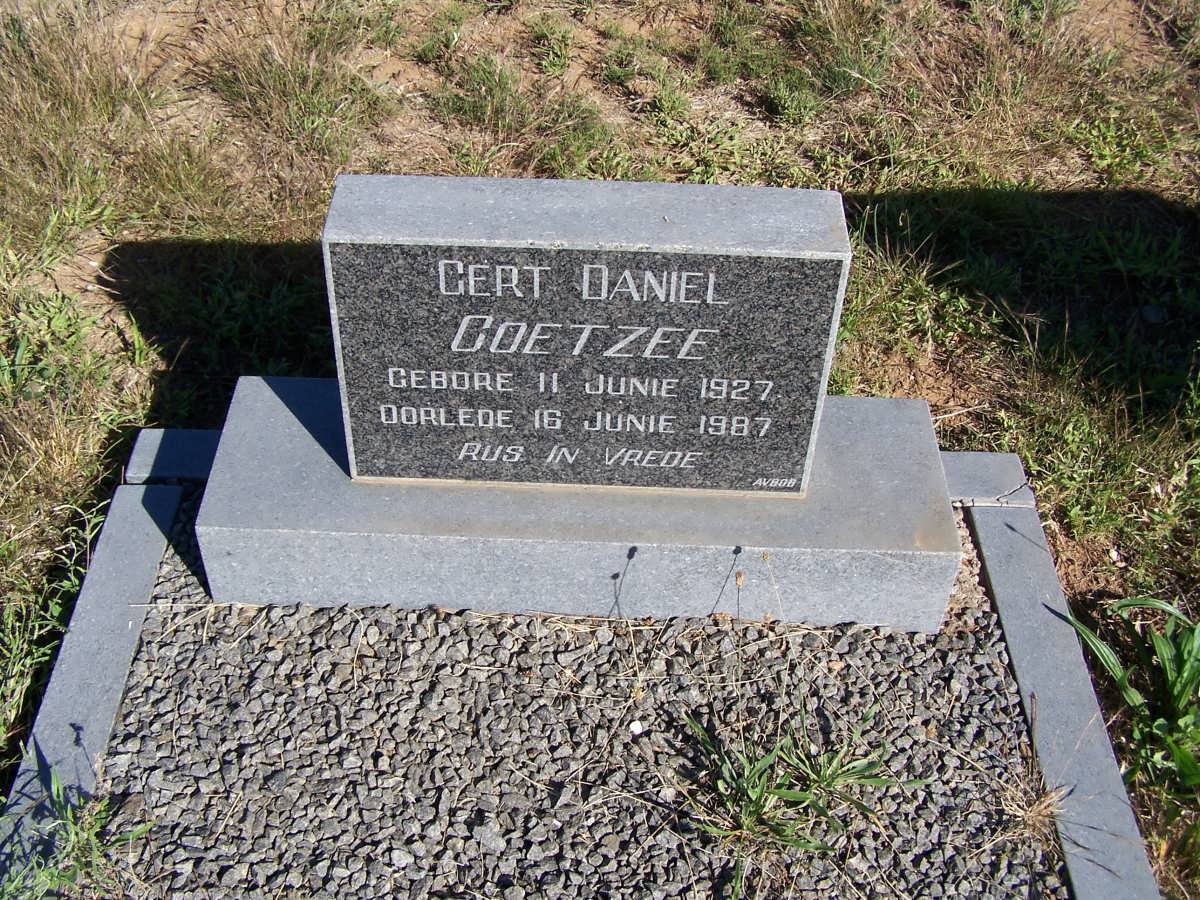 COETZEE Gert Daniel 1927-1987